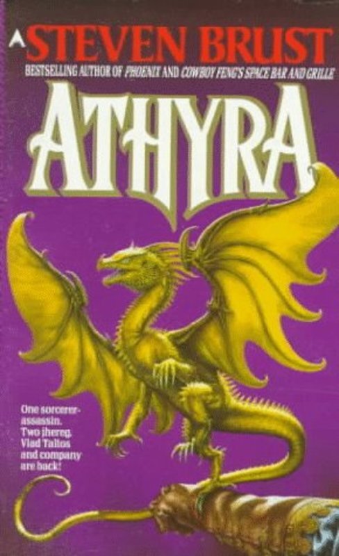 Book cover for "Athyra" by Steven Brust