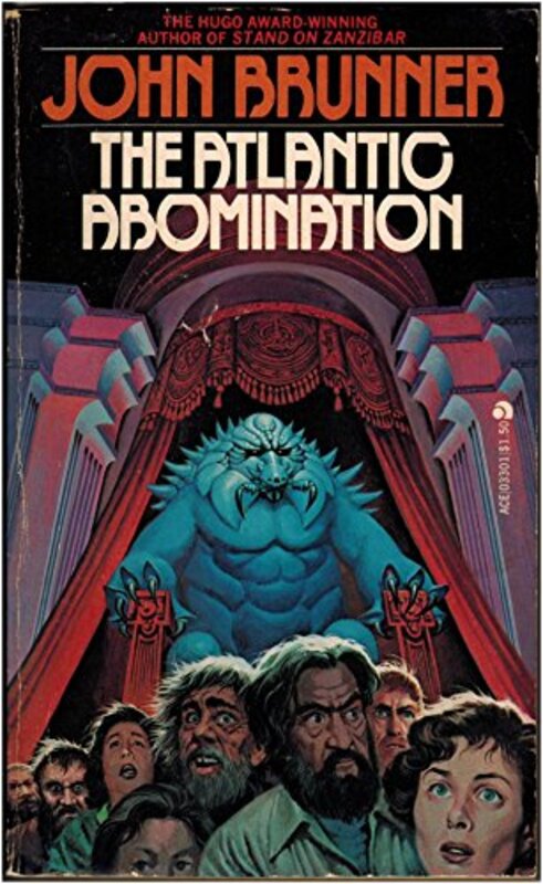 Book cover for "Atlantic Abomination" by John Brunner