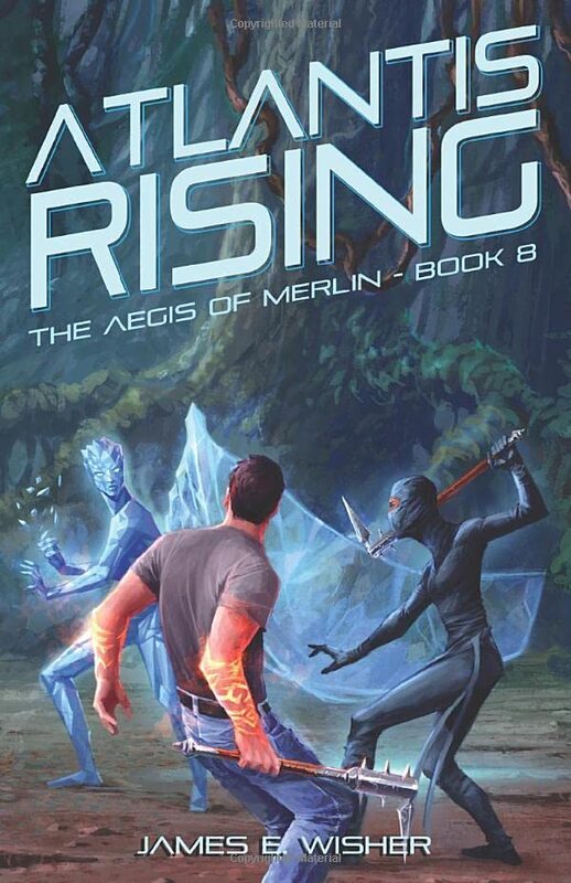 Book cover for "Atlantis Rising" by James E Wisher