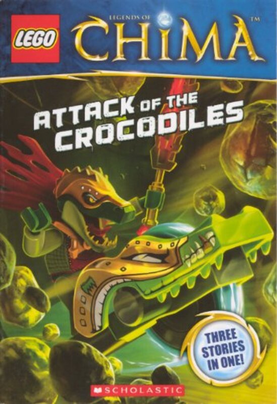 Book cover for "Attack Of The Crocodiles" by Greg Farshtey