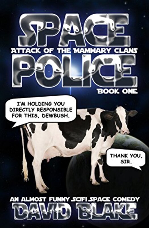 Book cover for "Attack of the Mammary Clans" by David Blake