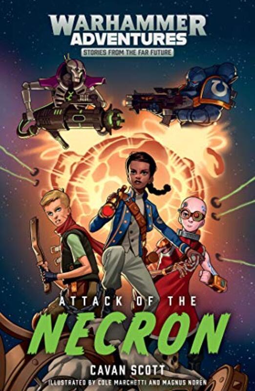 Book cover for "Attack of the Necron" by Cavan Scott