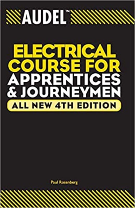 Book cover for "Audel Electrical Course for Apprentices and Journeymen" by Paul Rosenberg