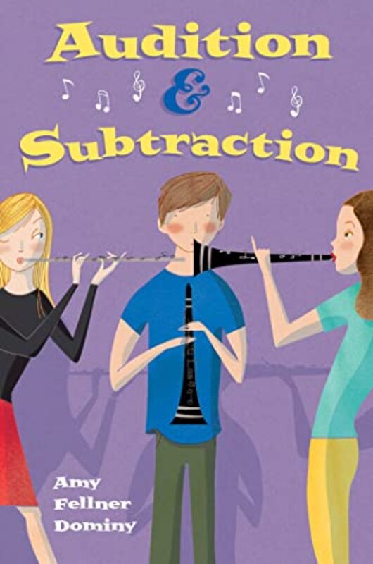 Book cover for "Audition and Subtraction" by Amy Fellner Dominy