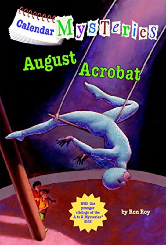 Book cover for "August Acrobat" by Ron Roy