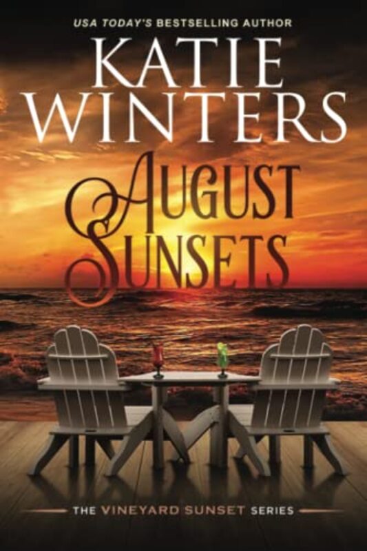 Book cover for "August Sunsets" by Katie Winters