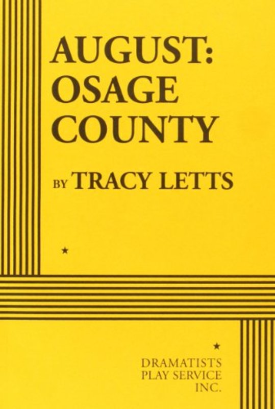 Book cover for "August: Osage County" by Tracy Letts