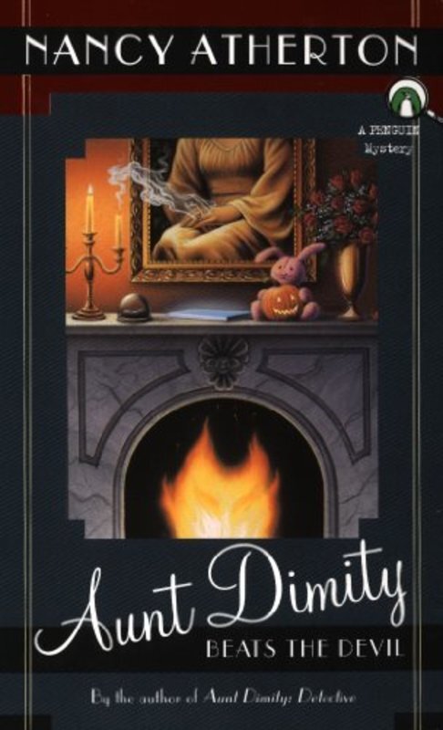 Book cover for "Aunt Dimity Beats the Devil" by Nancy Atherton