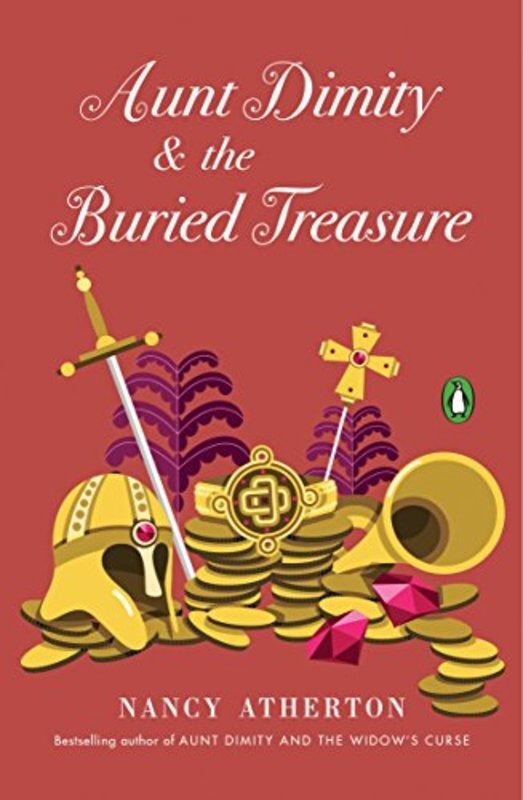 Book cover for "Aunt Dimity and the Buried Treasure" by Nancy Atherton
