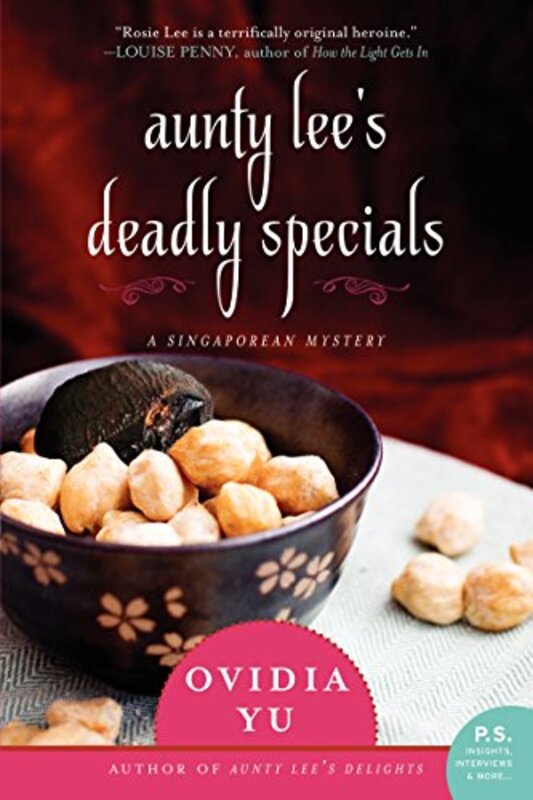 Book cover for "Aunty Lee's Deadly Specials" by Ovidia Yu