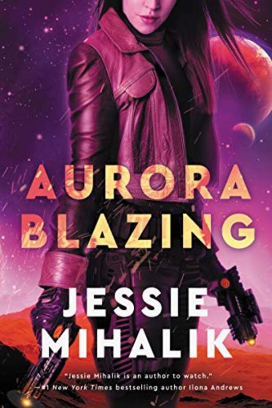 Book cover for "Aurora Blazing" by Jessie Mihalik
