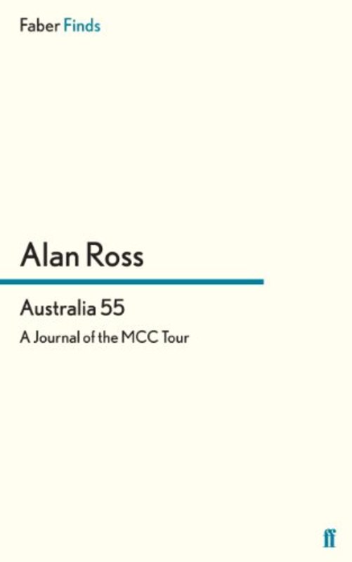 Book cover for "Australia 55" by Alan Ross