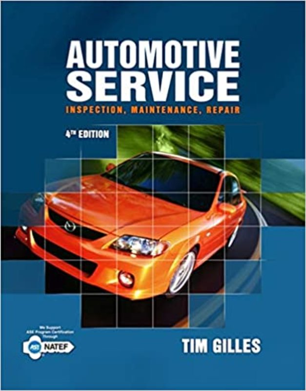 Book cover for "Automotive Service" by Tim Gilles