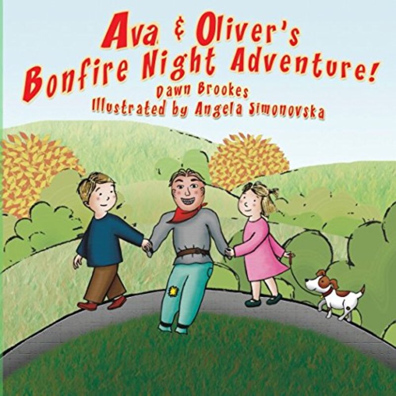 Book cover for "Ava and Oliver's Bonfire Night Adventure" by Dawn Brookes