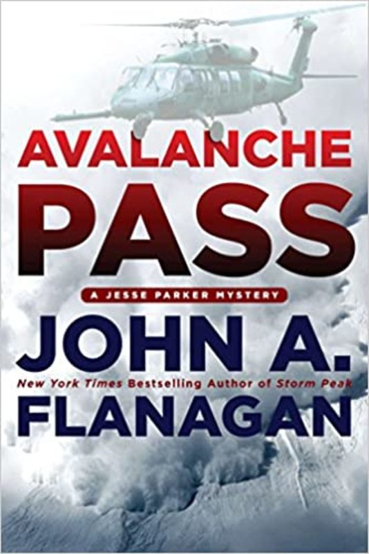 Book cover for "Avalanche Pass" by John Flanagan