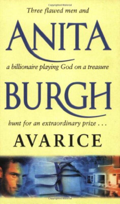Book cover for "Avarice" by Anita Burgh