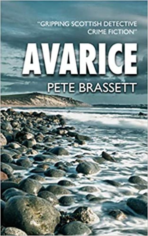 Book cover for "Avarice" by Pete Brassett
