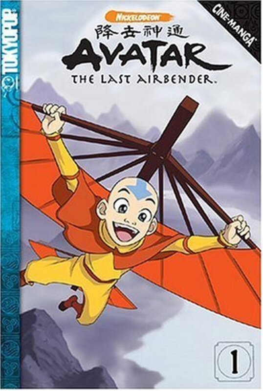 Book cover for "Avatar Volume 1: The Last Airbender" by Michael Dante DiMartino