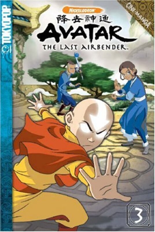 Book cover for "Avatar Volume 3: The Last Airbender" by Michael Dante DiMartino