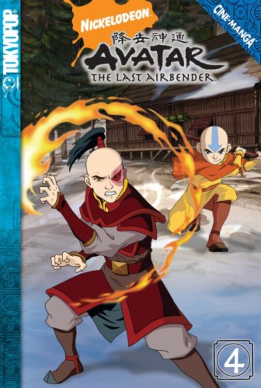 Book cover for "Avatar Volume 4: The Last Airbender" by Michael Dante DiMartino