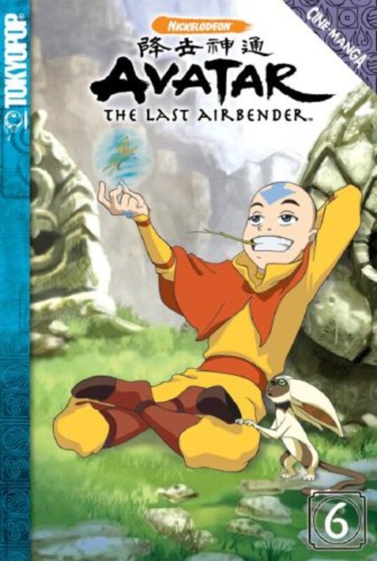 Book cover for "Avatar Volume 6: The Last Airbender" by Michael Dante DiMartino