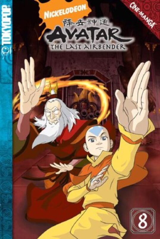 Book cover for "Avatar Volume 8: The Last Airbender" by Michael Dante DiMartino