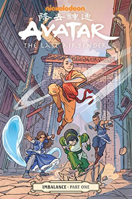 Book cover for "Avatar: The Last Airbender: Imbalance, Part 1" by Michael Dante DiMartino