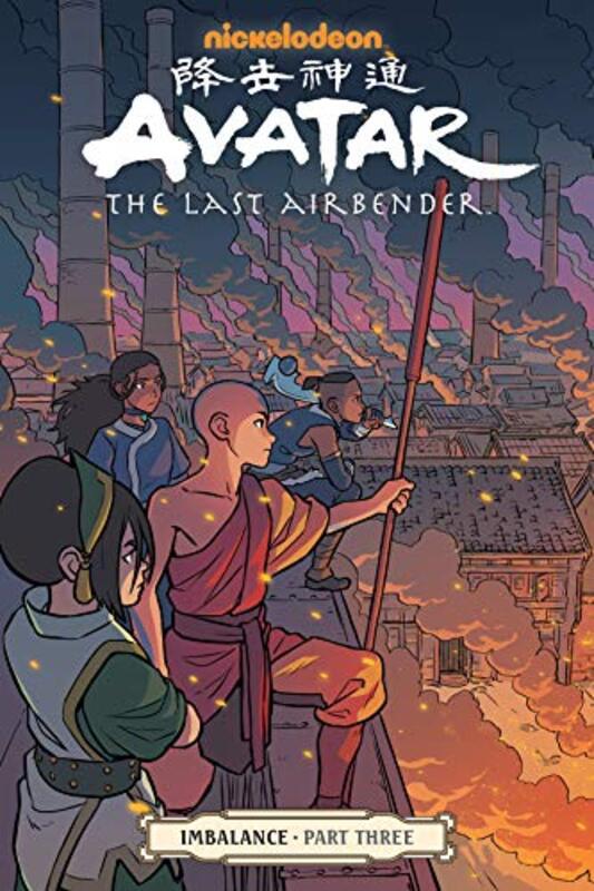 Book cover for "Avatar: The Last Airbender: Imbalance, Part 3" by Michael Dante DiMartino