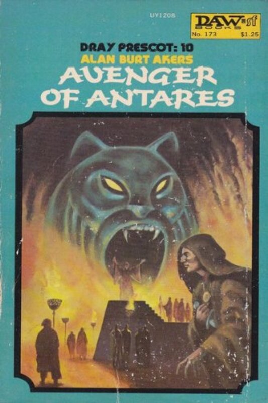 Book cover for "Avenger of Antares" by Kenneth Bulmer