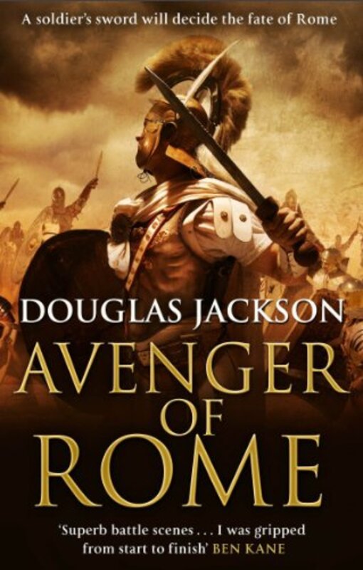 Book cover for "Avenger of Rome" by Douglas Jackson