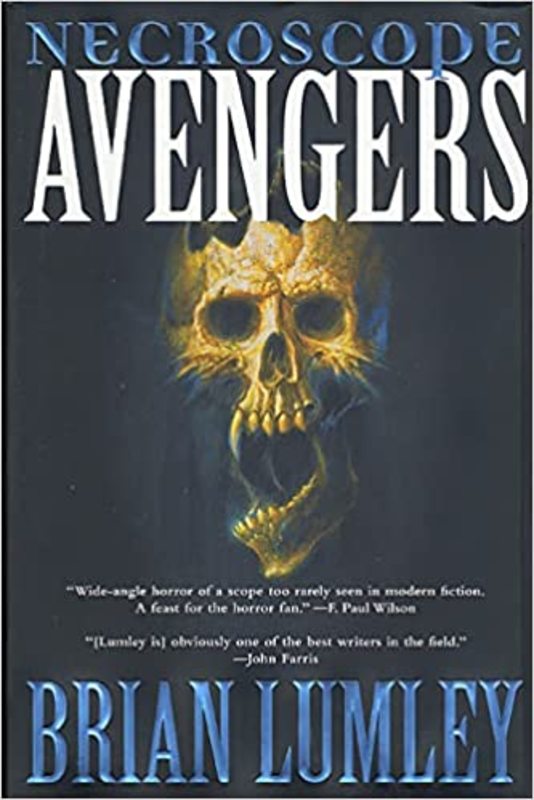 Book cover for "Avengers" by Brian Lumley