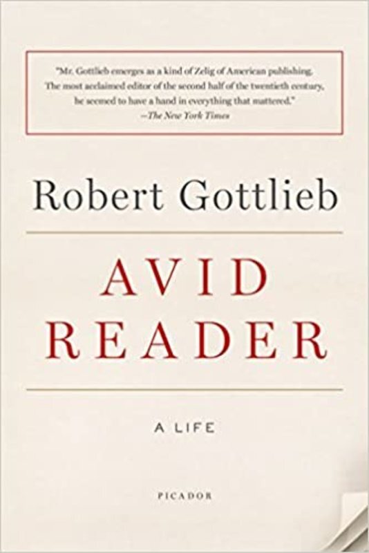 Book cover for "Avid Reader" by Robert Gottlieb