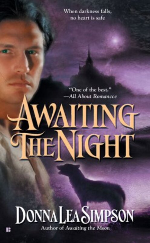 Book cover for "Awaiting the Night" by Donna Lea Simpson