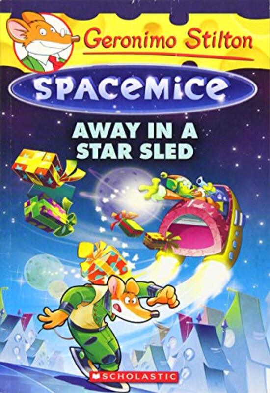 Book cover for "Away in a Star Sled" by Elisabetta Dami