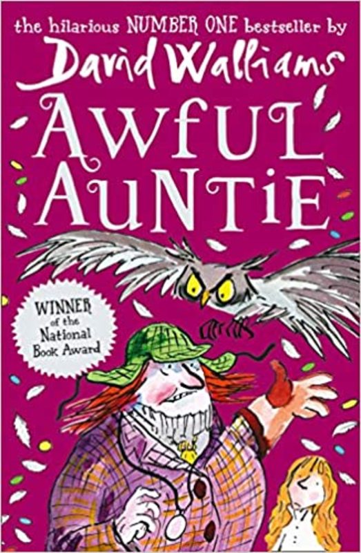 Book cover for "Awful Auntie" by David Walliams