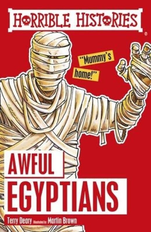 Book cover for "Awful Egyptians" by Terry Deary
