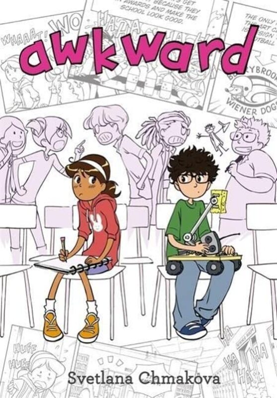 Book cover for "Awkward" by Svetlana Chmakova