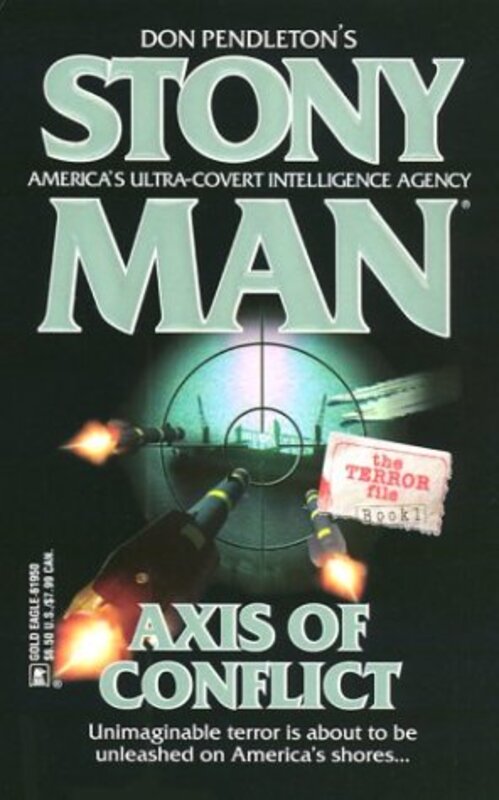 Book cover for "Axis of Conflict" by Don Pendleton