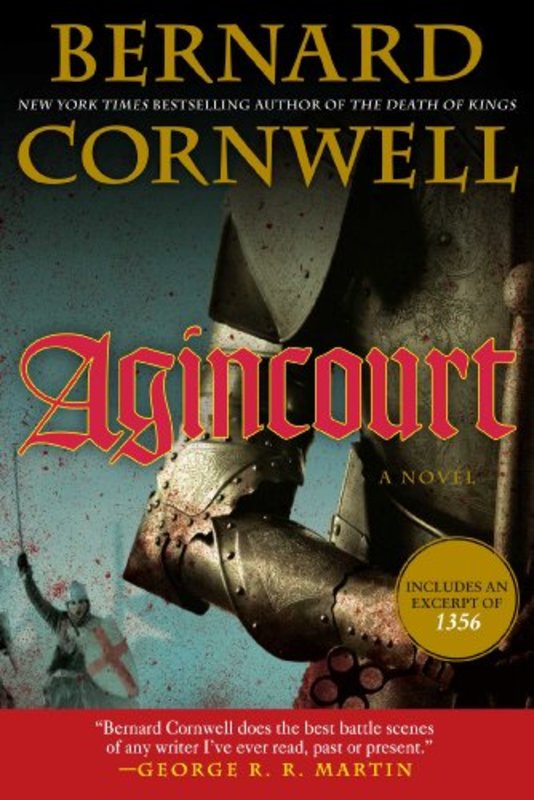Book cover for "Agincourt" by Bernard Cornwell