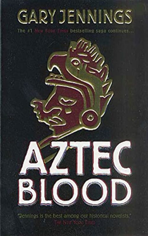 Book cover for "Aztec Blood" by Gary Jennings