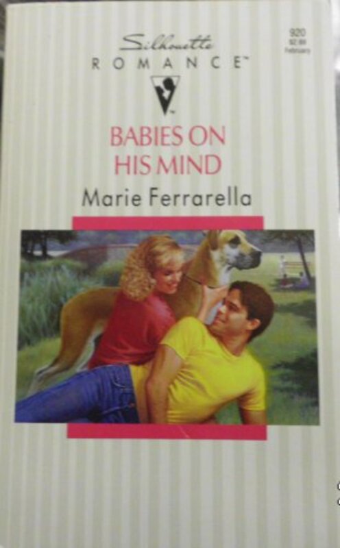 Book cover for "Babies on His Mind" by Marie Ferrarella