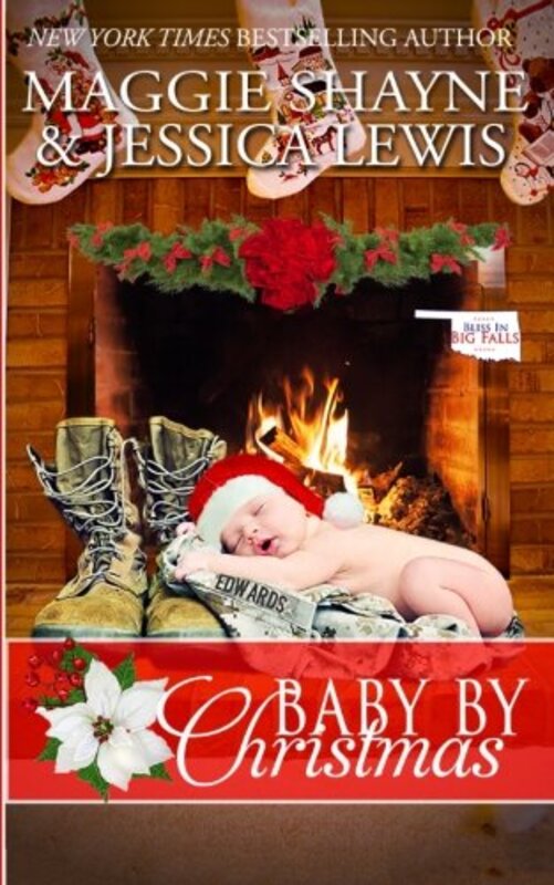 Book cover for "Baby By Christmas" by Maggie Shayne