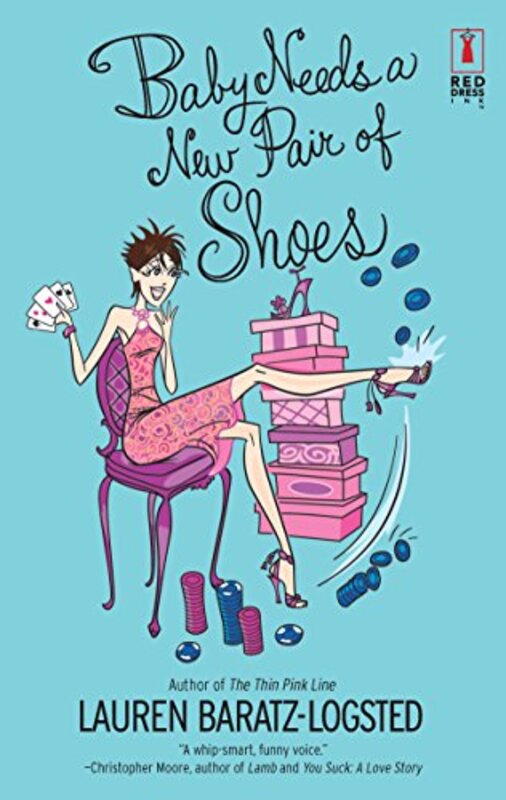 Book cover for "Baby Needs a New Pair of Shoes" by Lauren Baratz Logsted