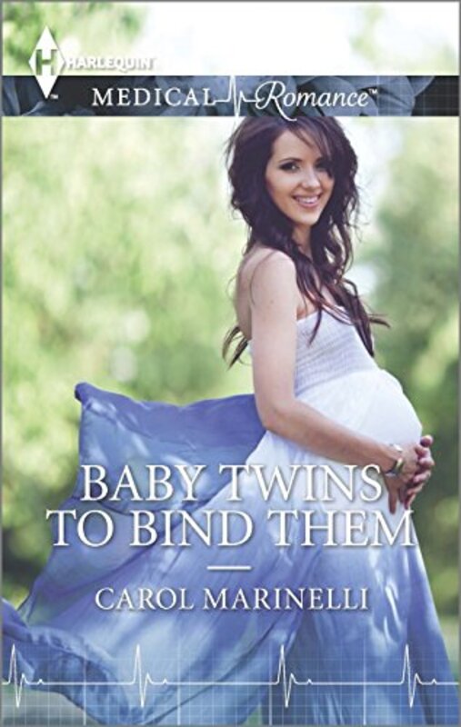 Book cover for "Baby Twins to Bind Them" by Carol Marinelli
