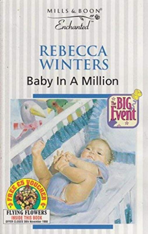 Book cover for "Baby in a Million" by Rebecca Winters