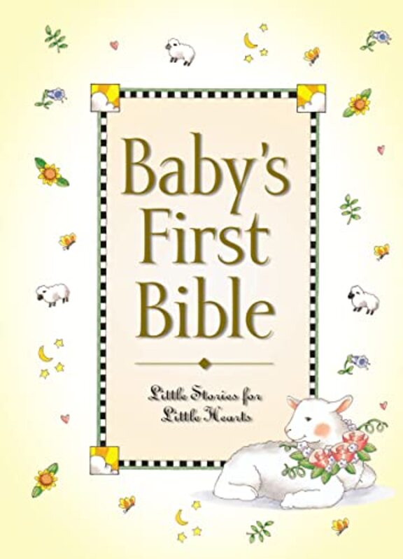 Book cover for "Baby's First Bible" by Melody Carlson