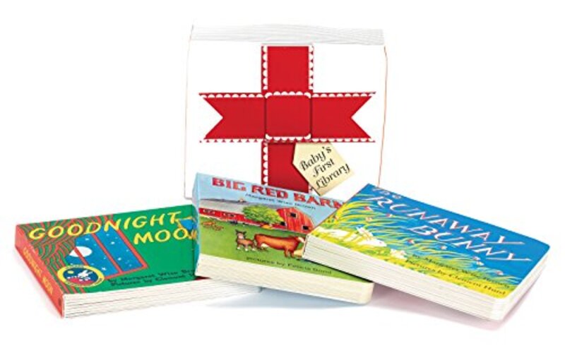 Book cover for "Baby's First Library" by Margaret Wise Brown