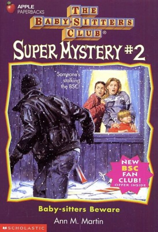 Book cover for "Baby-Sitters Beware" by Ann M Martin