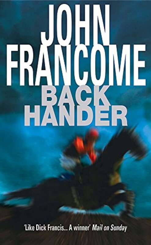 Book cover for "Back Hander" by John Francome