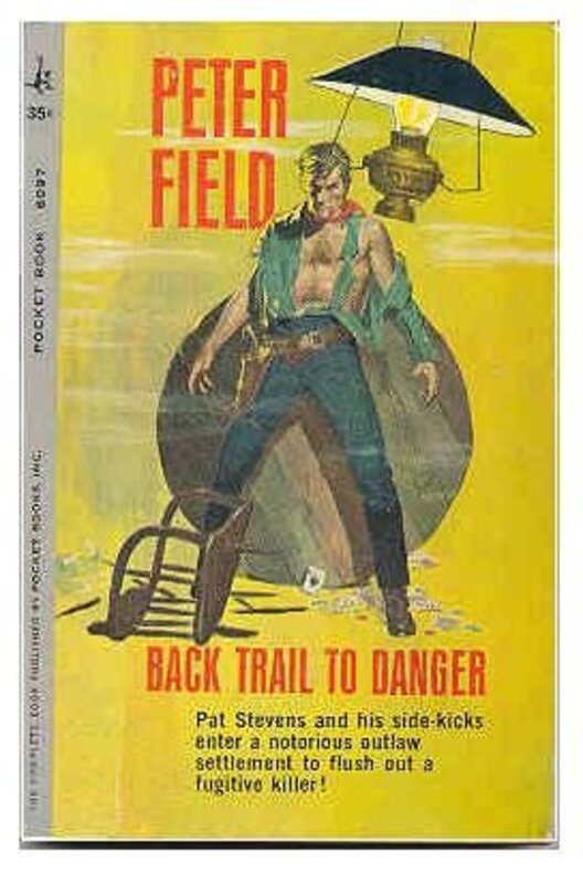 Book cover for "Back Trail to Danger" by Davis Dresser